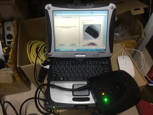 2024 Super för H-Irda Hds honom COM Port Interface Cable Auto Diagnostic Tool OBDII CABLE MED S/OFT-WARE installerad väl på bärbar dator CF-19 4G I5