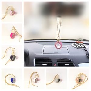 7style Car Perfume Bottle Hanging Rearview Ornament Air Freshener For Essential Oils Diffuser Fragrance Home Deodorant T2I5714