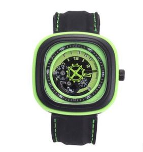 Novo festina relógio quadrado homem grande dial sílica gel relógios de pulso esportes quartzo couro relógios estudante moda feminina casual watch256u