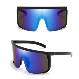 Marca New One Piece Sunglasses Mulheres homens Luxo Europa Popular Ins Sun óculos óculos de sol femme # 4178