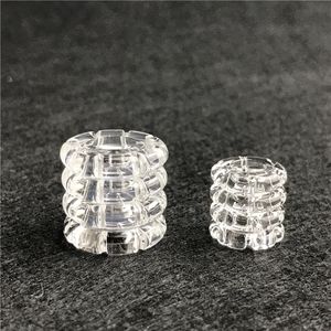 Inserto nodo diamantato da 15 mm da 20 mm da 25 mm con reattore centrale a 4 giri per unghie L XL XXL QUARTZA BANGER FUMATO