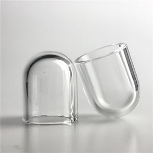 18mm Round Bottom Quartz Insert Dish for 25mm XL 2mm 3mm Thick Round Bottom Banger Thick Domeless Quartz Nail for Smoking