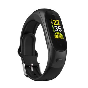 V08s Bluetooth Headset Armband 2 i 1 Smart Wristband 0,96 