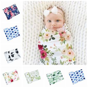 Neugeborene Babydecken Kaktus Kleinkinder Floral Meilenstein Decke Matte Fotografie Prop Mode Monatliche Blatt Bettwäsche Wickeltuch 6 Farben LT1013