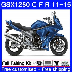 Кузов Для SUZUKI Bandit GSX1250F GSX1250FA GSX1250 C 11 12 13 14 15 Жемчужно-синий 310HM.35 GSXF1250 GSX1250C 2011 2012 2013 2014 2015 Обтекатель