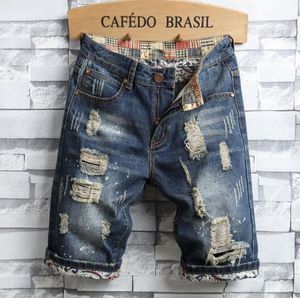 Jeans Purple Jeans Jeans Purple Brand Jeans New Summer Fashion Jeans Jeans Purple Short Mens Personalidade Patch retro jeans calças masculinas shorts de moda 6804