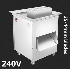 240 V, 1500 W, extragroße vertikale Fleischschneidemaschine, QD-Fleischschneidemaschine, 1500 kg/h Fleischverarbeitungsmaschine (25–44 mm Klingen optional)