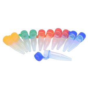 Plastic Test Tubes Microcentrifuge Tube with Snap Cap 1.5ml lab Centrifuge Tubes with Colorful caps