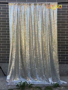 120x300cm Silver Sequin backdrops,Glitter Sequin Curtain,Wedding Photo Booth Backdrop,Photography Background,Party Decoration