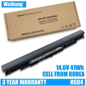 Cell from Korea 41Wh Weihang HS04 HS03 Battery For HP Pavilion 14-ac0XX 15-ac0XX 15-ac121dx HSTNN-LB6U HSTNN-LB6V