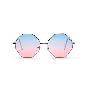 Lüks-Sıcak Satış Kadınlar Moda Kare Güneş Gözlüğü Renkli Şeffaf Deniz Lens Güneş Gözlükleri Zarif Marka Tasarımcısı Poligon Elmas Cam Erkekler