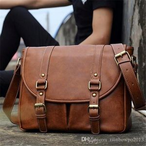 Atacado Homens Bolsa Multifuncional Mens Mens Mailman Saco Simples À Prova D 'Água Bolsas De Couro Computador Bolso Decorado Cours Casuais Mensageiros Bolsas