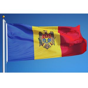 Bandeira de Moldova 0.9x1.5m alta qualidade suspensão vôo Flags Bandeira MDA 3X5 FT Moldova Bandeira New Poliéster Impresso baratos País, frete grátis