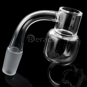 DHL !!! Articulação científica articulada borda splash guarda redondo de fundo fumando quartzo banger de 3 mm de parede 10 mm 14 mm 18 mm machos de quartzo feminino bangers prego