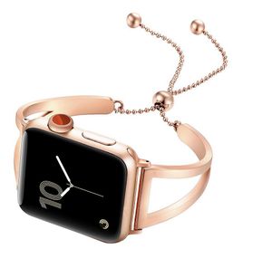 Zespół Zegarek Kobiet Dla Apple Watch Bands 38mm 42mm 40mm 44mm, Bransoletka ze stali nierdzewnej do paska do oglądania jabłek Iwatch Series 4 3 2 1