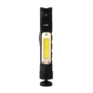 UltraFire COB LED 500LM 90 تناوب 5-SPEED USB مغناطيس في الهواء الطلق 2-IN-1 ضوء العمل