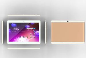 Tablet 10.1 MTK6582 Dört Çekirdekli wifi Android 4.4 IPS Kapasitif Dokunmatik Ekran Çift Sim 16GB Tablet