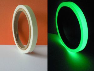 Lichtgevende fotoluminescente tape gloed in de donkere fase woningdecoratie tape 12mm (w) * 3m (l) gratis verzending