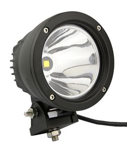 4 tums rund W LED arbete Ljus x4 Aluminium Cree Spot LED körljus för Off Road Vehicles Jeep Truck WD Offroad Lamp