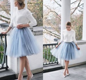 Under Short Tutu Bridesmaid Dresses Girl Skirts A Line Sheer Tulle Women Party Dress Popular Maid of honor Gown