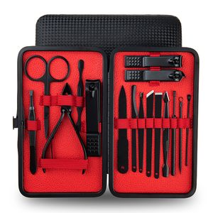 Home Use Stainless Steel Pedicure Professional Nail Clipper Set Cuticle Eagle Hook Tweezer Manicure Beauty Tools Kit