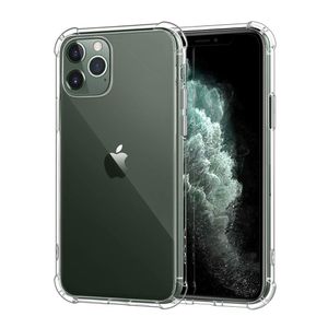 ingrosso iphone caso resistente-Soft TPU Transparent Clear Phone Case Protect Cover Casi antiurto per iPhone Pro Max x XS Nota10 S10