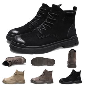 Wholesale motorcycle ankle shoes resale online - 2020 New Release Winter Men Martin Boots Leather Warm Shoes Motorcycle Mens Ankle Boot Doc Martins Couple Oxfords Shoes Homemade brand