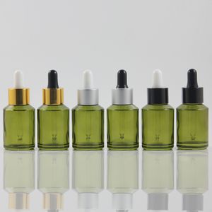 Bericht olie Groene lege fles ml etherische oliedruppelaar glazen container
