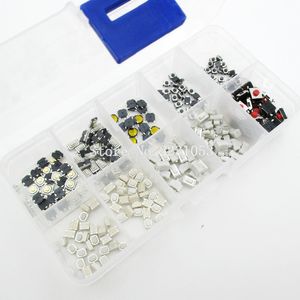 250pcs types tactile push touch switch remote keys button microswitch