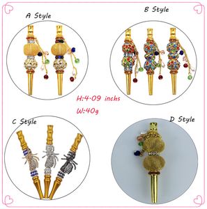 IN STOCK Hookahs Mouth Tips Handmade Smoking pipe metal Hookah Mouthpiece Mouth Tips Pendant Arab Shisha Animal Skull Shaped Filter Jewelry