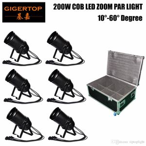 Freeshipping Pack COB Duże Cannon Zoom Par Light Dual Bracket M Power DMX Cable Daisy Chain do Disco Wedding Party Stage Show