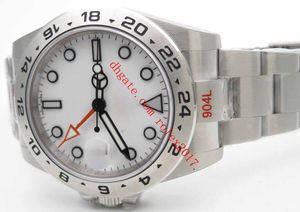 meilleures montres blanches achat en gros de Bâle Produits Meilleure qualité classique usine GM solide en acier inoxydable L blanc Homme Dial Asie Mouvement automatique GMT Sapphire Montre