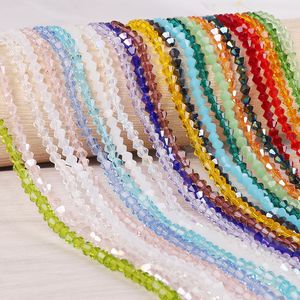 3 mm bicone austria crystal faceted glass loose spacer beads for jewelry making diy bracelet