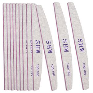 12 Pack Professional Nail File Set Double Sided Grit Emery Board Manicure Tools For Nail Grooming and Styling