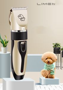 köpek saç makinesi toptan satış-Profesyonel Bakım Seti Elektrikli Şarj Edilebilir Pet Köpek Kedi Hayvan Saç Düzeltici Clipper Tıraş Makinesi Razor Set Kesme Makinesi FY4070