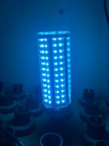 uv led işıkları dezenfeksiyon toptan satış-Ev için uzaktan zamanlayıcı ile DHL W UV antiseptik Lambası UVC Ampul E27 LED Mısır Ampul Ev Ozon Lambalar Dezenfeksiyon Işık Ultraviyole Işık