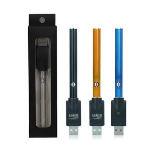 ingrosso vape penne pulsanti-Batteria mAh CE3 con pulsante USB Caricabatteria Batteria Vape per M6T TH2 Amigo Liberty Vape Cartridges