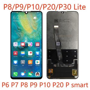 50 sztuk Wysokiej jakości Telefon komórkowy Ekran dotykowy Panele montażowe dla Huawei P Inteligentne P7 P8 P1 P10 P20 LITE Naprawa i wymiana DHL