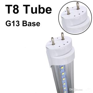 t8 smd tubo conduzido venda por atacado-LED T8 m tubo dois pés W LM SMD Lâmpadas Luz pés mm V levou iluminação fluorescente