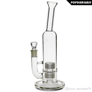 SAML cm tall Stereo glass bong Hookahs mm Stemless Tubes with Matrix Percolates water pipe joint mm PG5026 FC V2 PG5028 FC