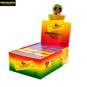 einfaches papier großhandel-Acryl Kunststoff Rauchen Zigaretten Rollmaschine Geeignet110mm King Size Papierhandbuch TOBACK Taste Easy Hand Rauch Roll Tabakpfeife