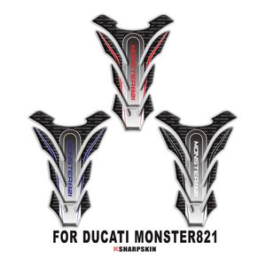 Zmodyfikowany motocyklowy paliwo paliwa Podkładki D Kolorowe naklejki Trwałe wodoodporne naklejki dla Ducati Monster Monster821