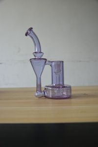 Rurka do palenia Carta Recycler Purple CFL RBR RIG Glass Glass mm Wspólna Globalna Dostawa Fabryczna Sprzedaż bezpośrednia