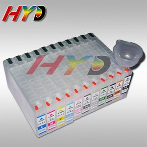 Wholesale chips for printers resale online - 11 color set Empty refillable ink cartridge with auto reset Chips for Epson PRO inkjet printer suit for dye pigment sublimation ink