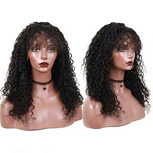 brezilyalı insan saçı kıvırcık afro peruk toptan satış-En Çok Satan A Moğol Afro Küçük Kinky Fringe Peruk Toptan Brezilyalı Bakire Kıvırcık İnsan Saç Siyah Kadınlar Için x4 Dantel Ön Peruk Yoğunluk Diva1