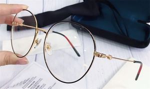 yeni moda berrak lens gözlüğü toptan satış-Yeni Moda Tasarım Optik Reçete Gözlük Yuvarlak Çerçeve Popüler Stil En Kaliteli Satış HD Temizle Lens