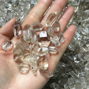 100 g naturlig kvarts kristallstav Herkimer diamant dubbelpunkt mineralprover Wicca helande Reiki sten används för heminredning