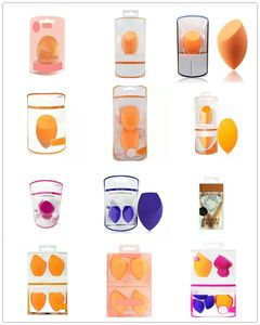 vakıf blender karıştırma toptan satış-Makyaj yumurta Sünger Seti Blender Güzellik Vakfı harmanlayan Sünger Liquid Cream ve Toz için Kusursuz Makyaj süngerleri Multi renkli