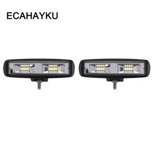 Echayaku x Off Road W Inch Auto LED Werklicht Bar Koplamp SUV Truck Trailer Wagon Pickup x4 Motorcycle V V Mistlamp