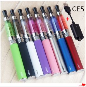 EGO CE5 starter kit EGO T battery mah Blister Vape kits E Liquid Electronic Cigarette ml CE4 Atomizer USB Charger